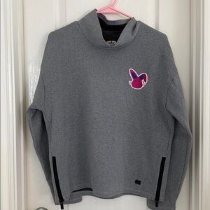 OGIO Gray Pullover with Pink Bunny Patch